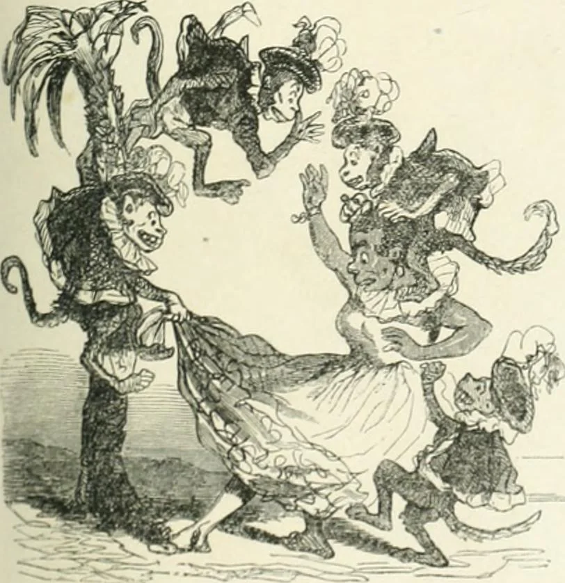 An illustration from Cham, 1853, leaf 360