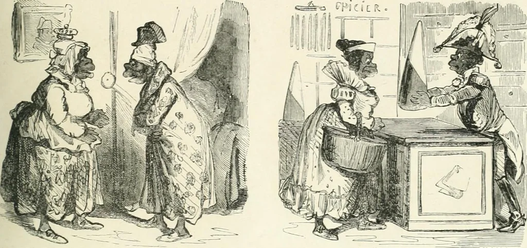 An illustration from Cham, 1853, leaf 372