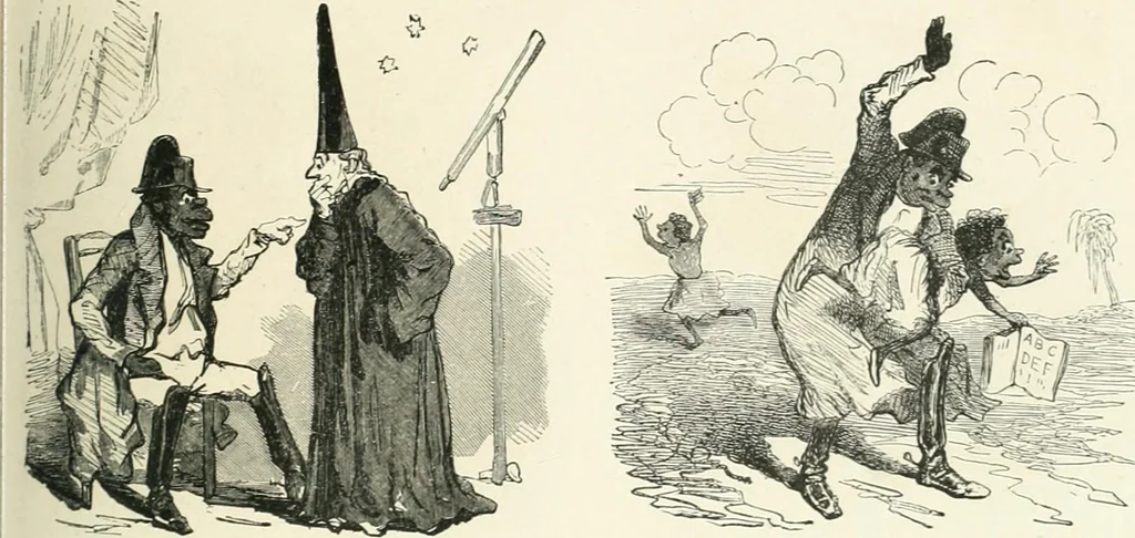 An illustration from Cham, 1853, leaf 376