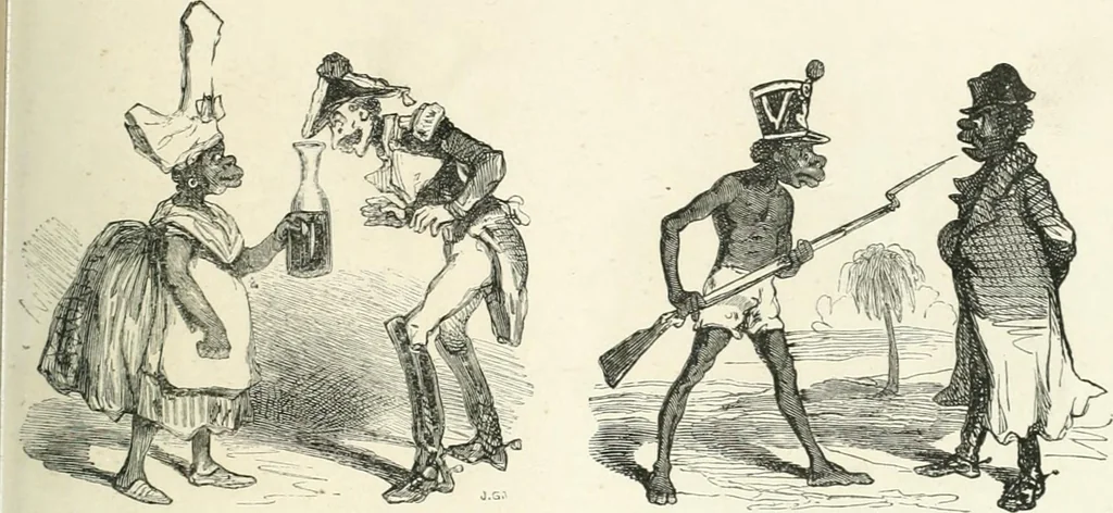 An illustration from Cham, 1853, leaf 382