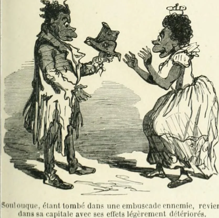 An illustration from Cham, 1853, leaf 384