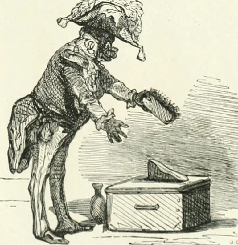 An illustration from Cham, 1853, leaf 384
