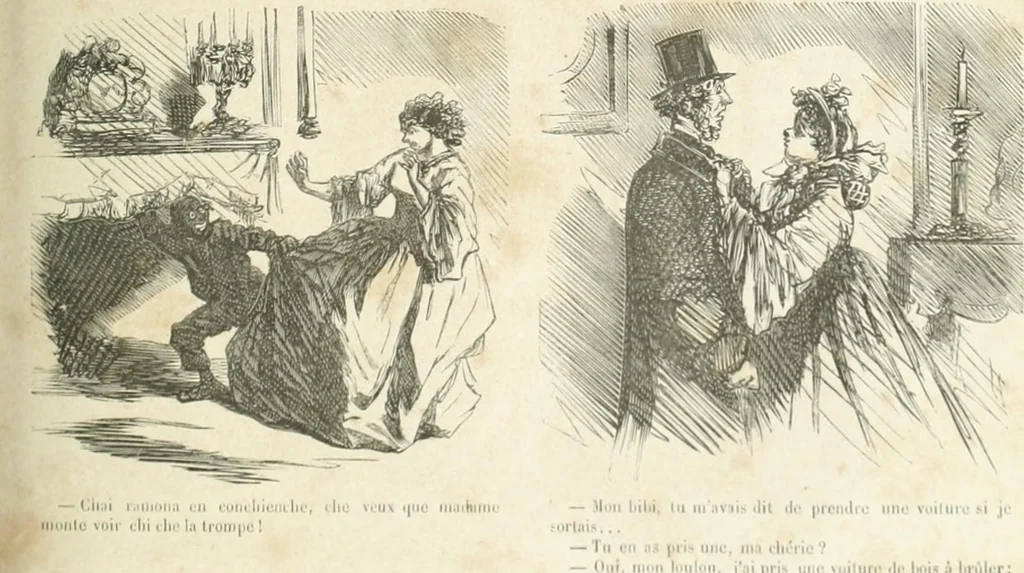An illustration from Cham, 1853, leaf 390