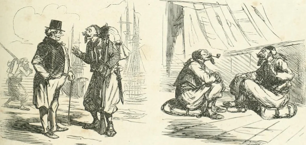 An illustration from Cham, 1853, leaf 398