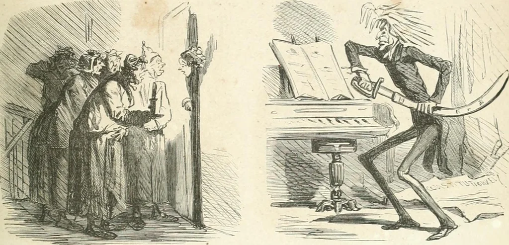 An illustration from Cham, 1853, leaf 400