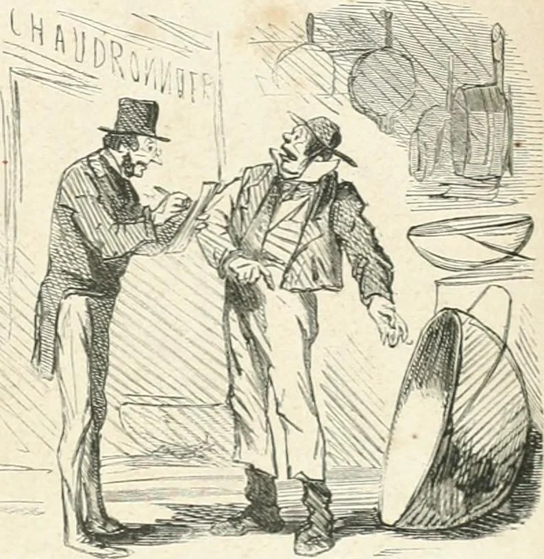 An illustration from Cham, 1853, leaf 402