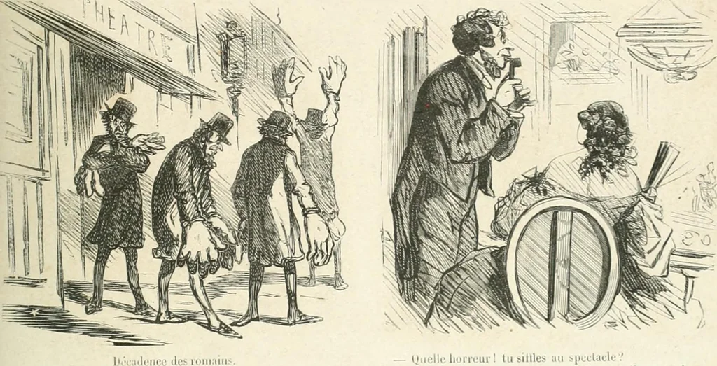 An illustration from Cham, 1853, leaf 406