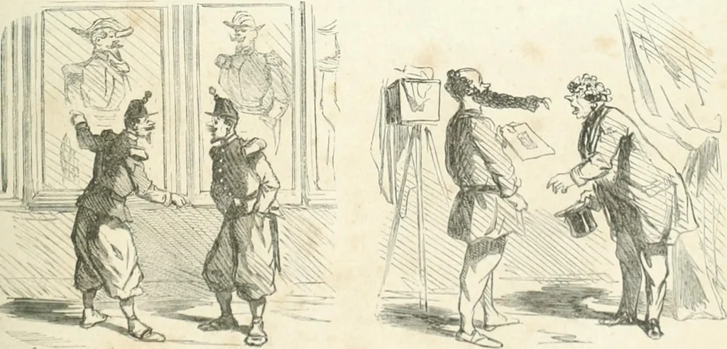 An illustration from Cham, 1853, leaf 414