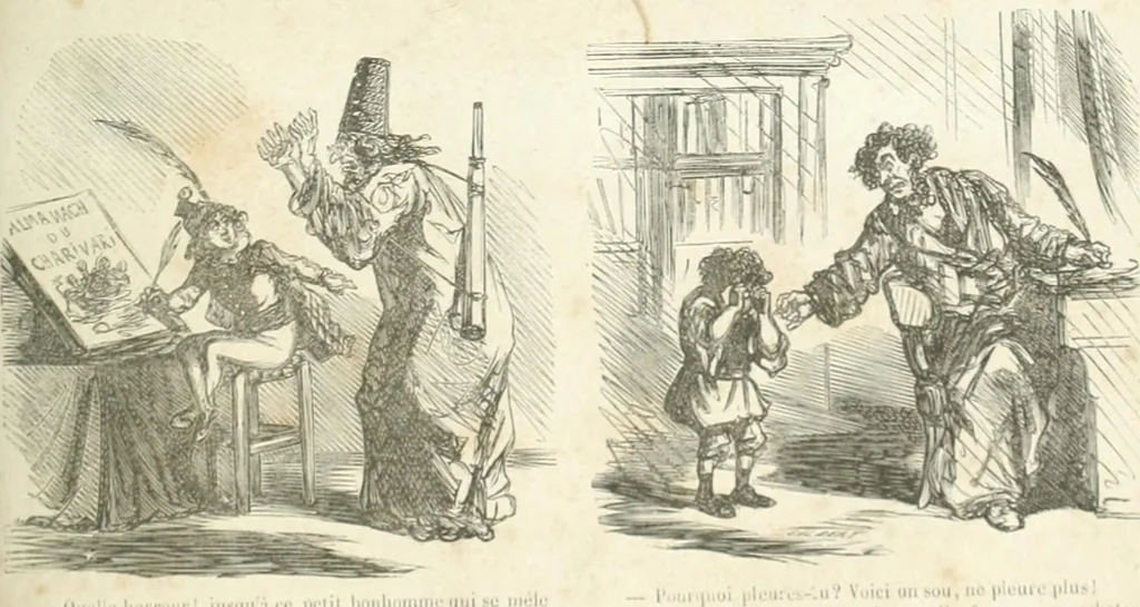 An illustration from Cham, 1853, leaf 418
