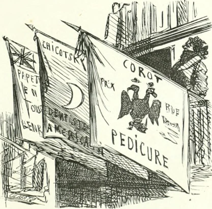 An illustration from Cham, 1853, leaf 420