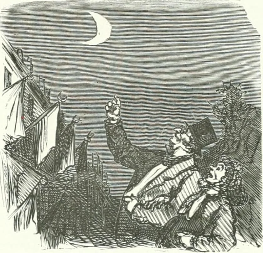 An illustration from Cham, 1853, leaf 424