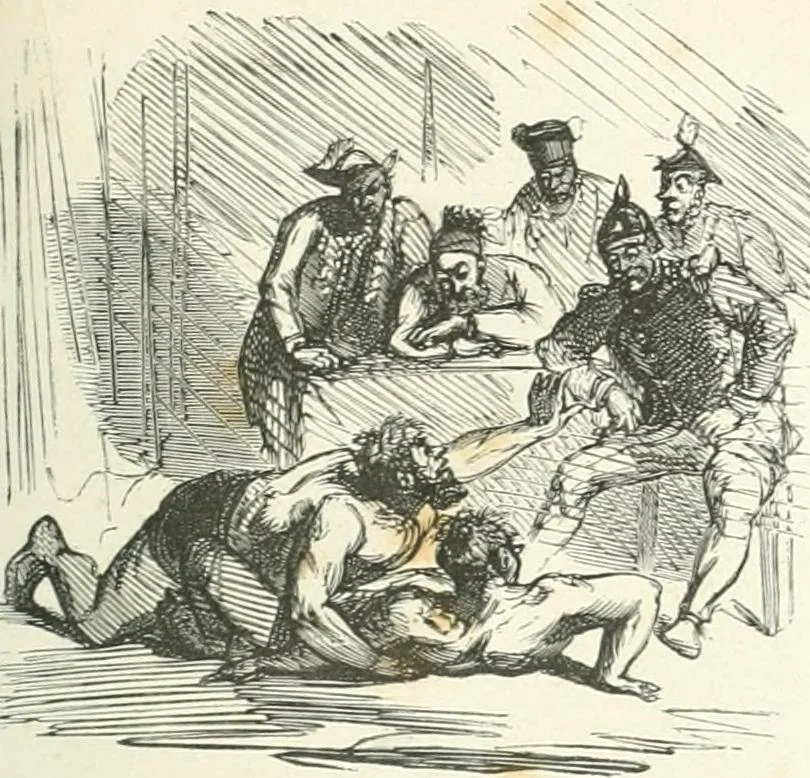 An illustration from Cham, 1853, leaf 436