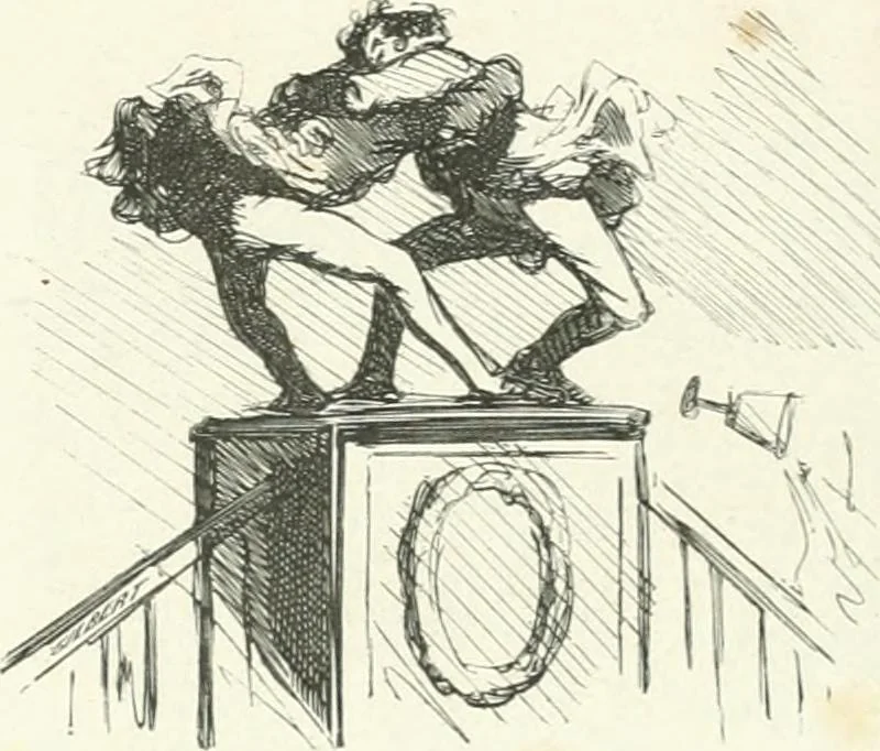 An illustration from Cham, 1853, leaf 436