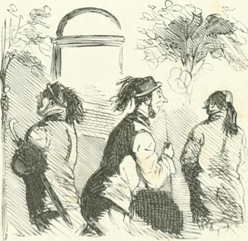 An illustration from Cham, 1853, leaf 436