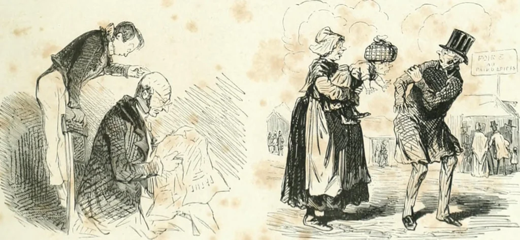 An illustration from Cham, 1853, leaf 44