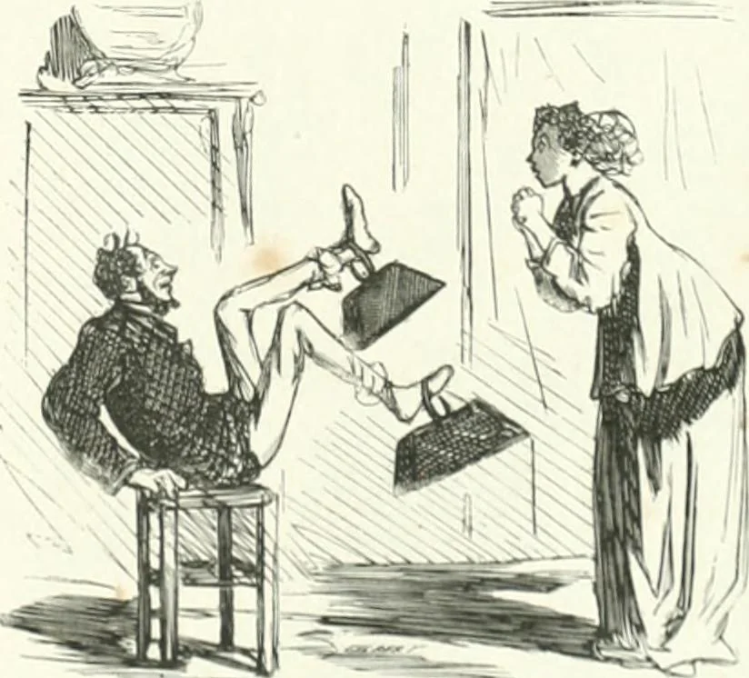 An illustration from Cham, 1853, leaf 442