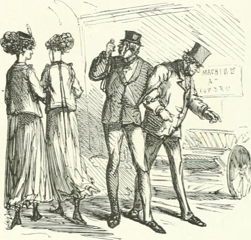 An illustration from Cham, 1853, leaf 444