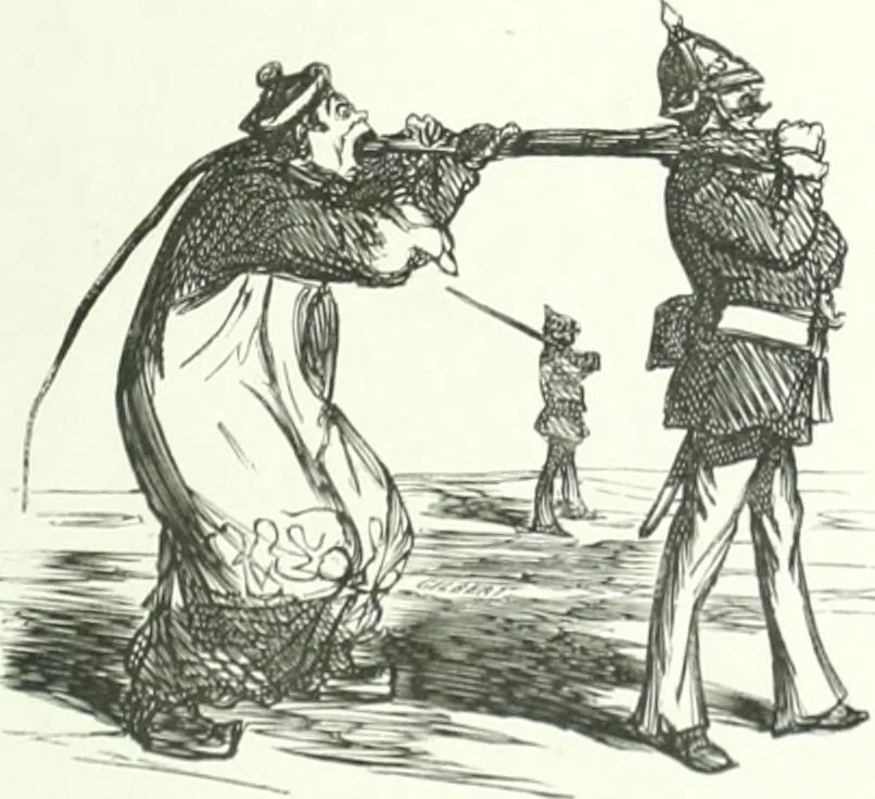 An illustration from Cham, 1853, leaf 448