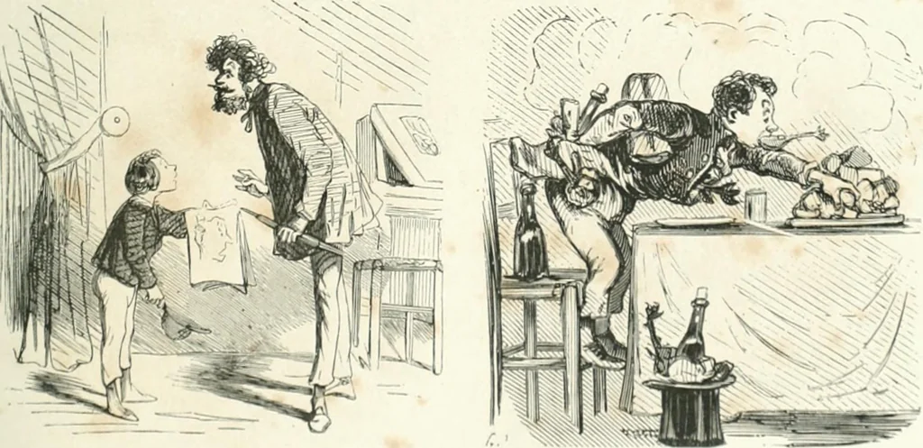 An illustration from Cham, 1853, leaf 50