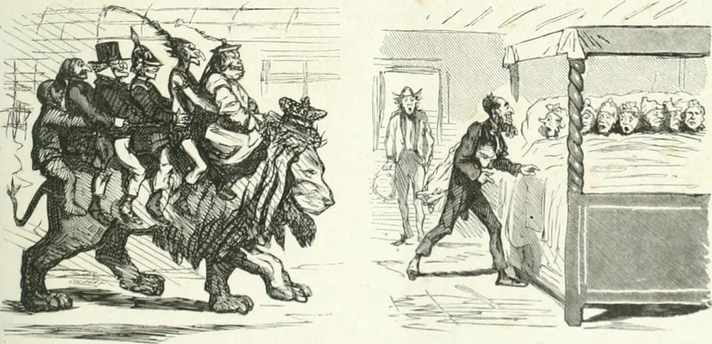 An illustration from Cham, 1853, leaf 72