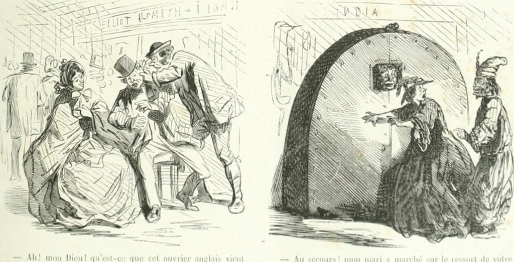 An illustration from Cham, 1853, leaf 80