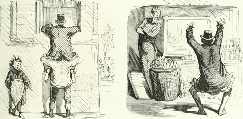 An illustration from Cham, 1853, leaf 84