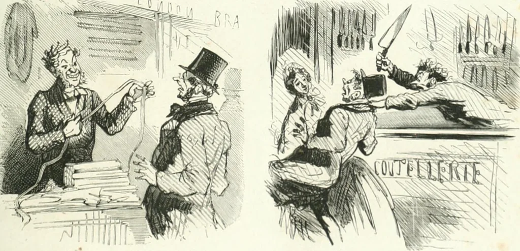 An illustration from Cham, 1853, leaf 98