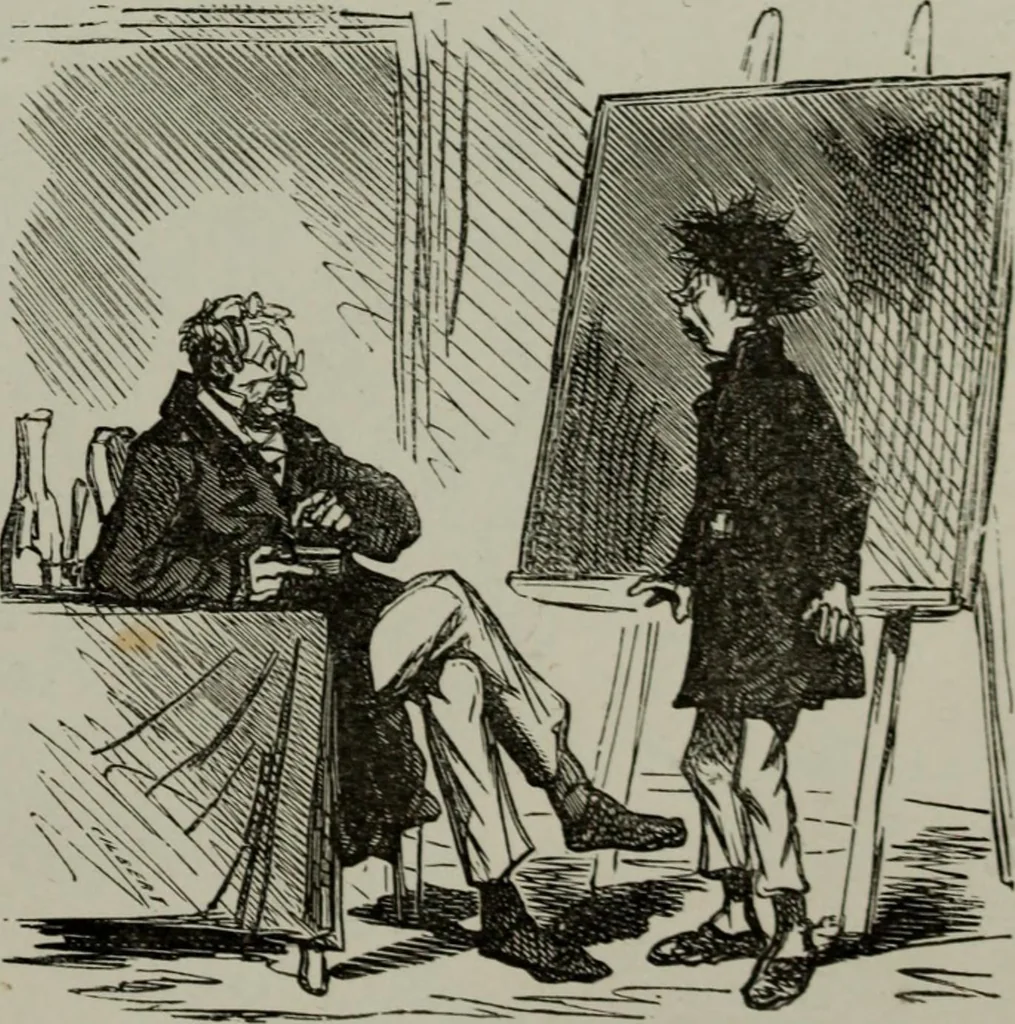 An illustration from Cham, 1853, leaf 100