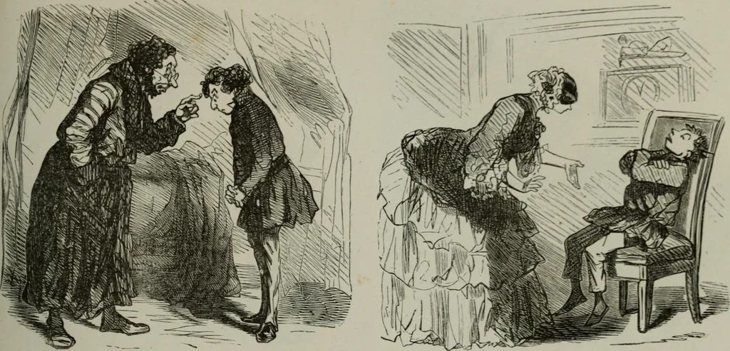 An illustration from Cham, 1853, leaf 102