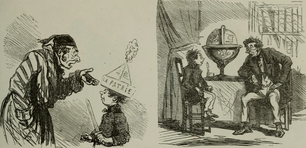 An illustration from Cham, 1853, leaf 104