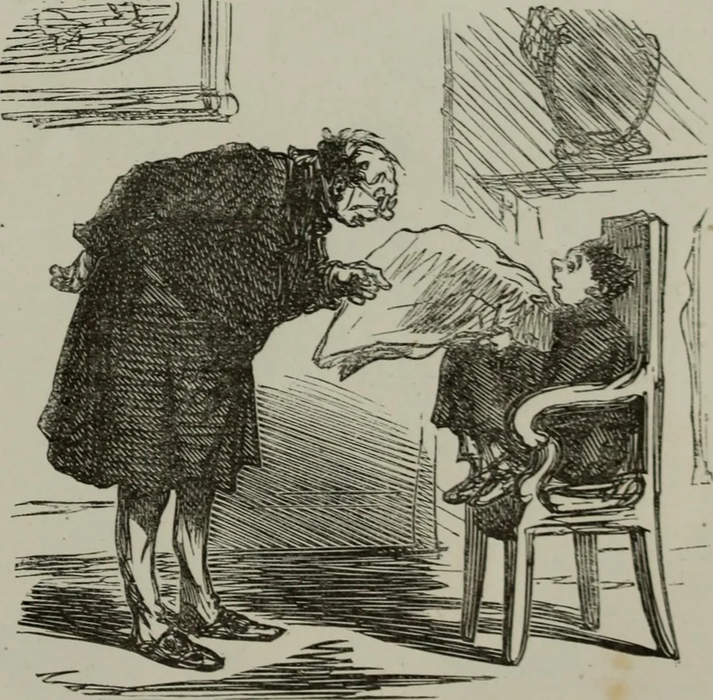 An illustration from Cham, 1853, leaf 104