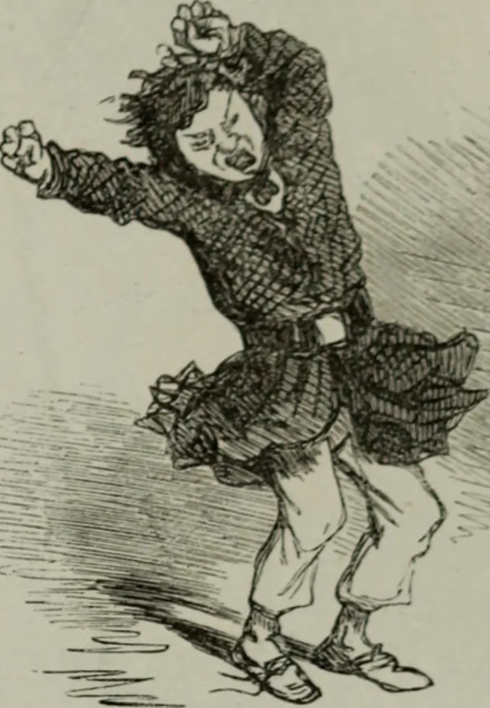 An illustration from Cham, 1853, leaf 108