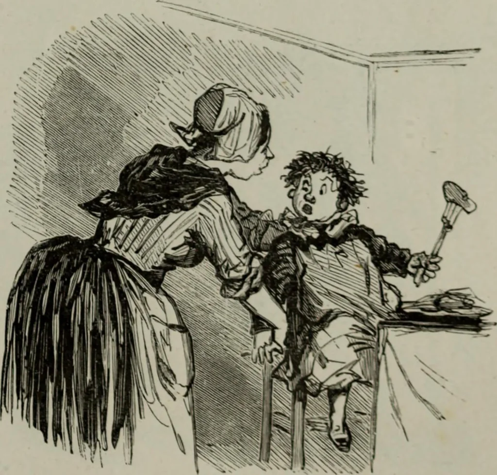 An illustration from Cham, 1853, leaf 108