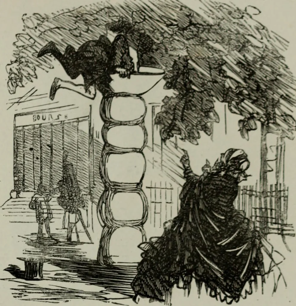 An illustration from Cham, 1853, leaf 110