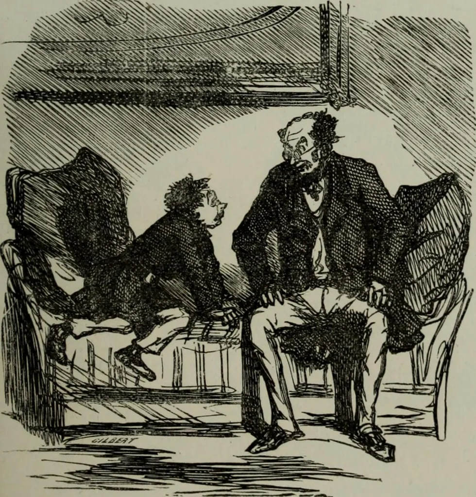 An illustration from Cham, 1853, leaf 110