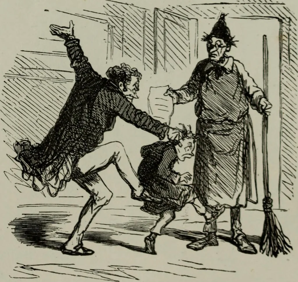 An illustration from Cham, 1853, leaf 110