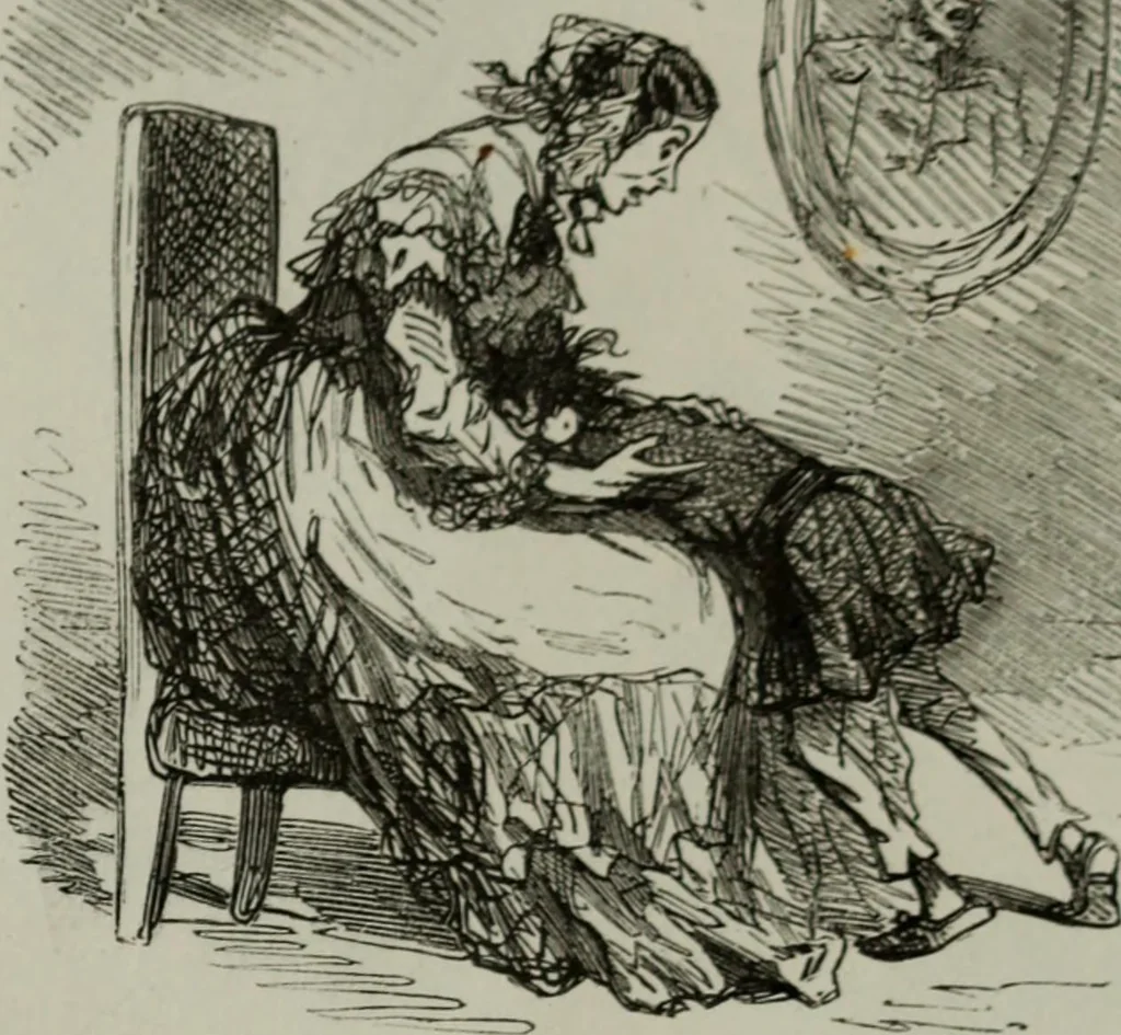 An illustration from Cham, 1853, leaf 112