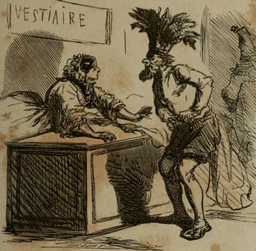 An illustration from Cham, 1853, leaf 124