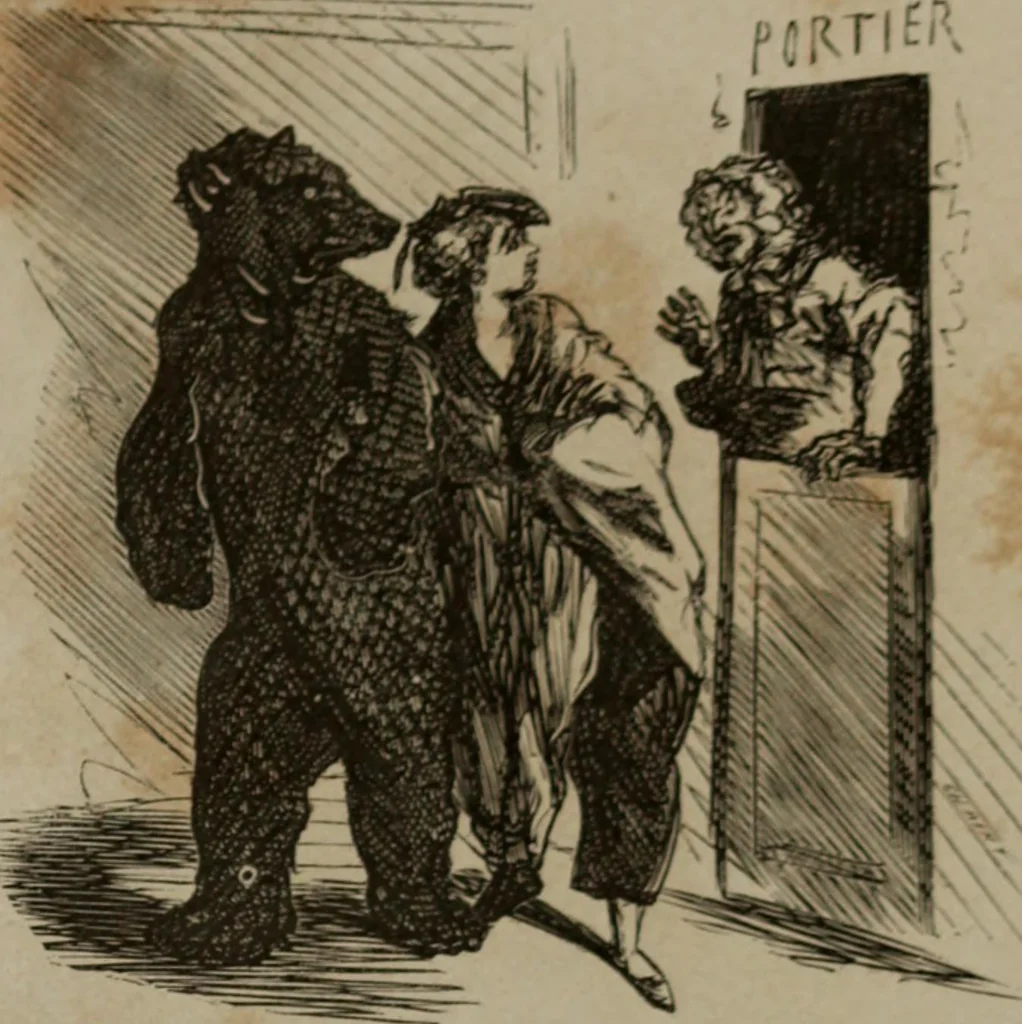 An illustration from Cham, 1853, leaf 124