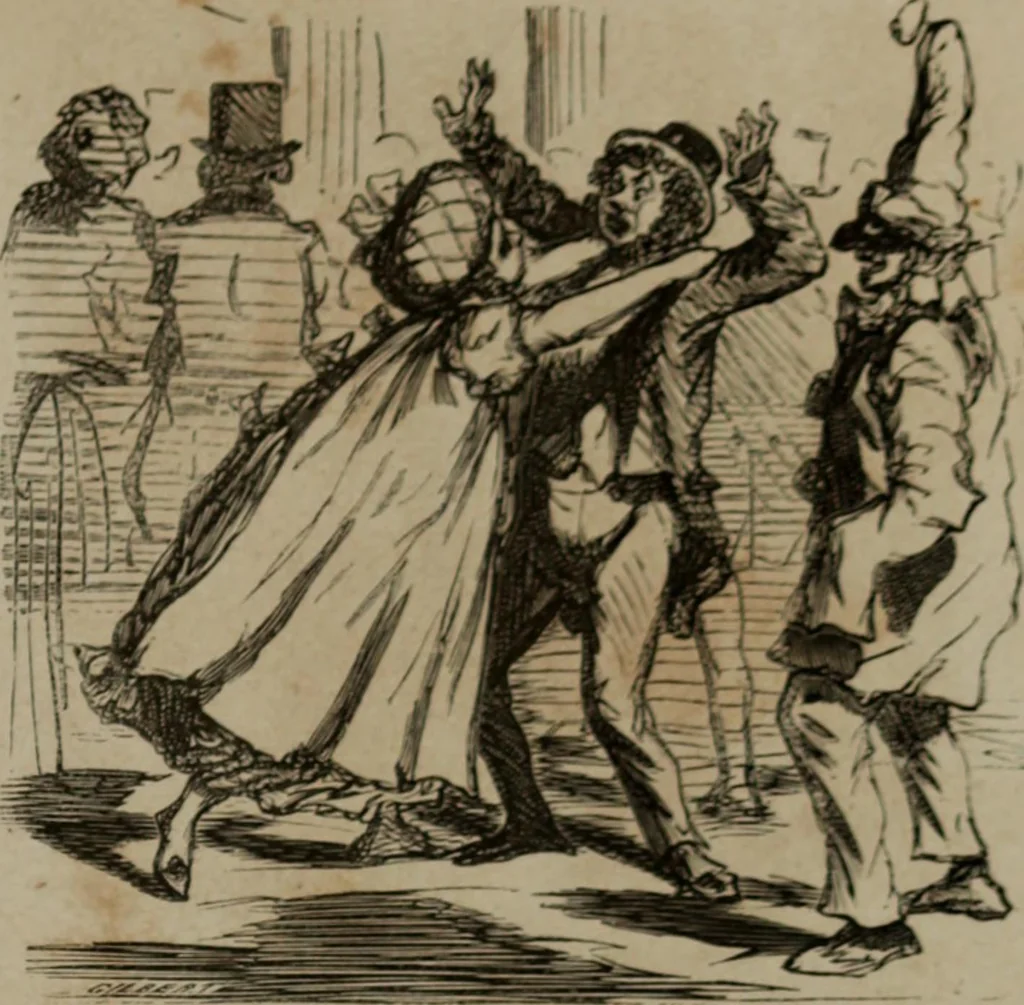 An illustration from Cham, 1853, leaf 128