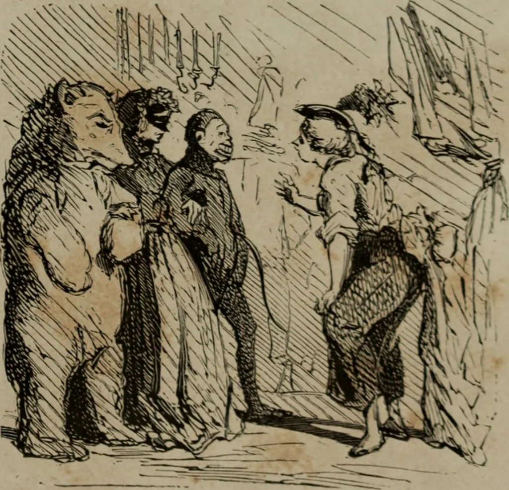An illustration from Cham, 1853, leaf 130