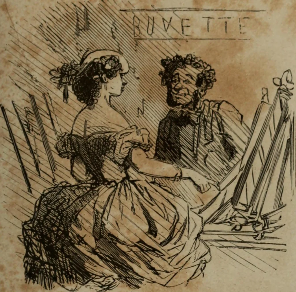 An illustration from Cham, 1853, leaf 132