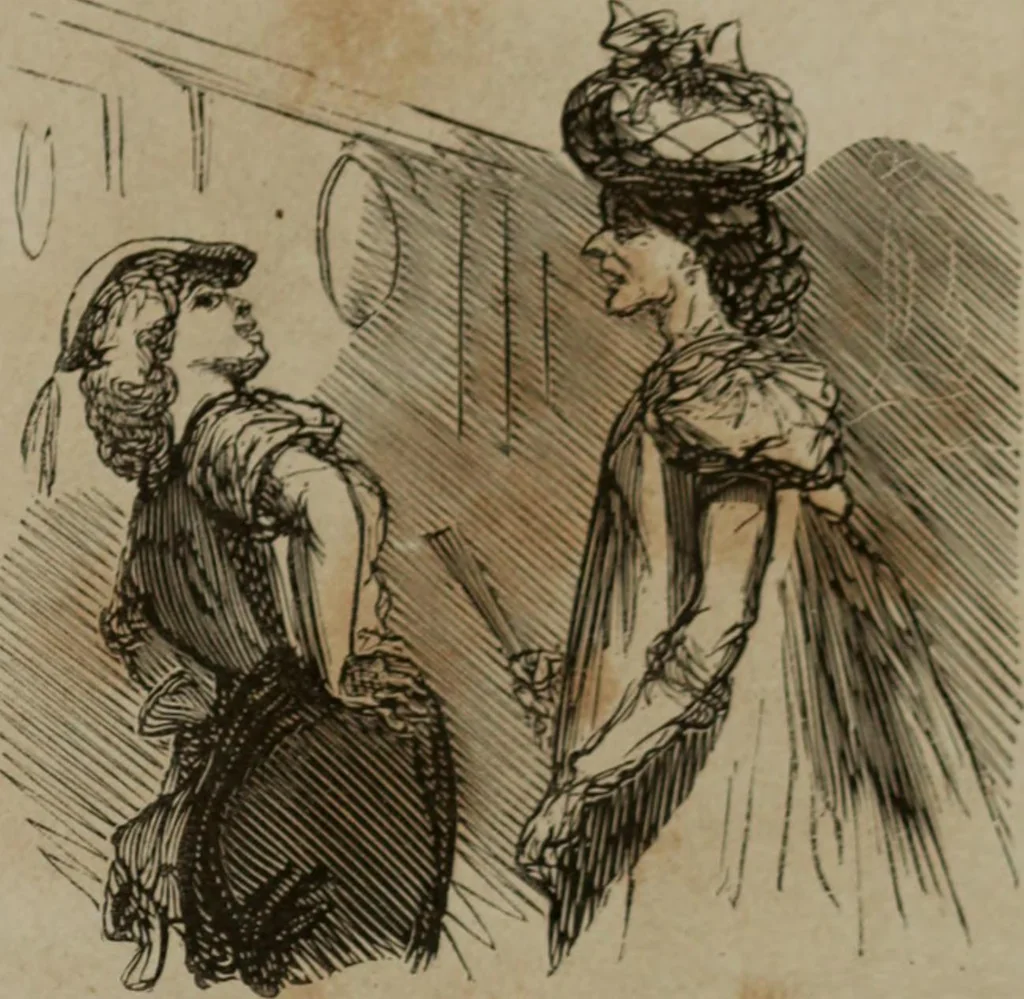 An illustration from Cham, 1853, leaf 132