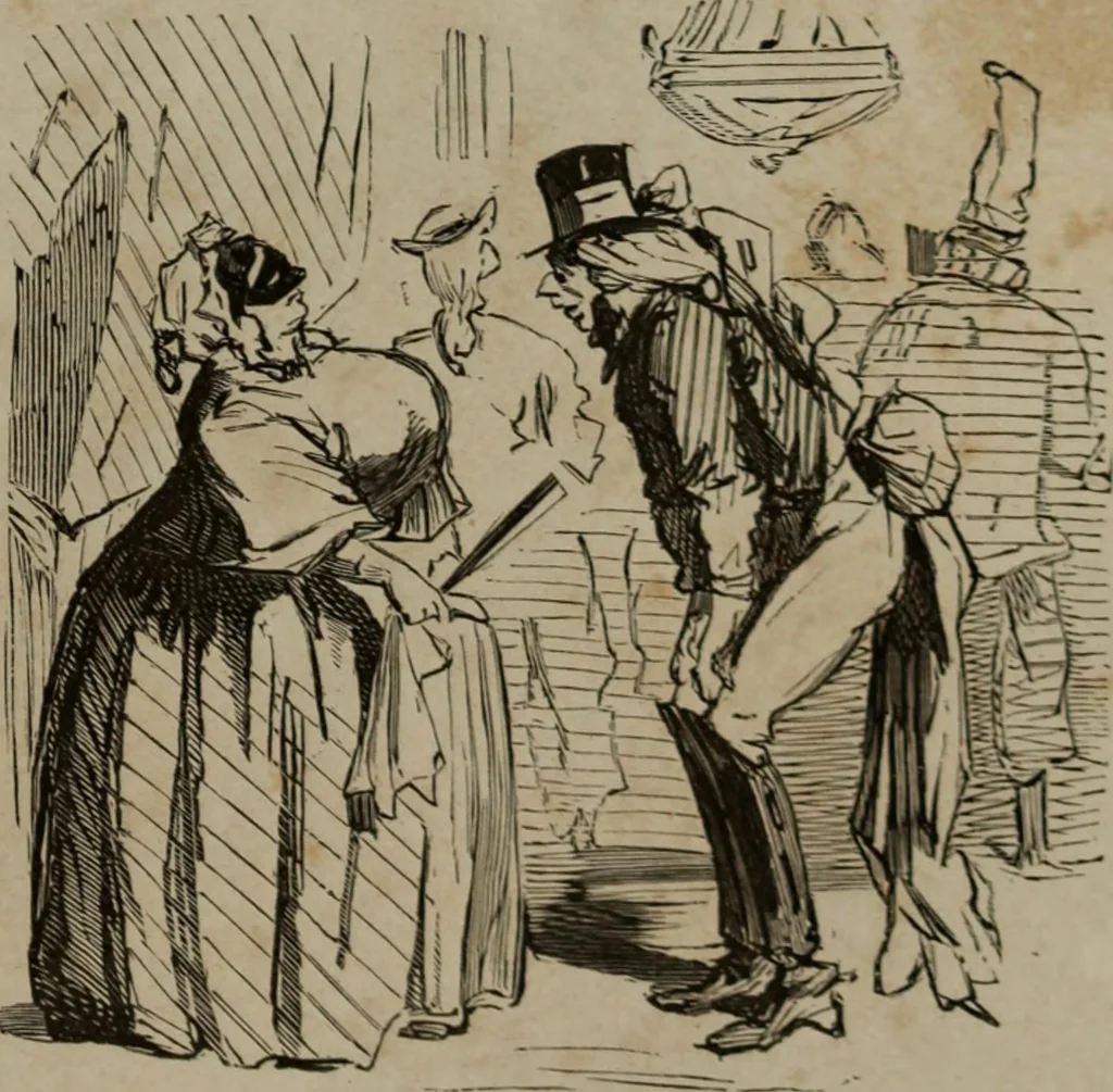 An illustration from Cham, 1853, leaf 134