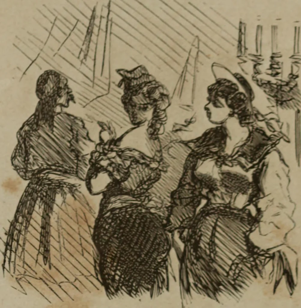 An illustration from Cham, 1853, leaf 136