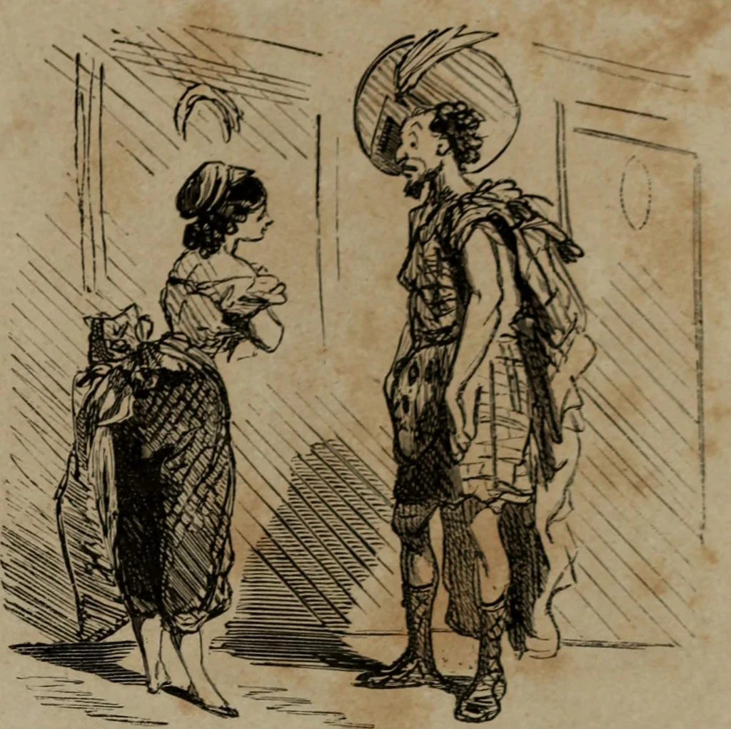 An illustration from Cham, 1853, leaf 140