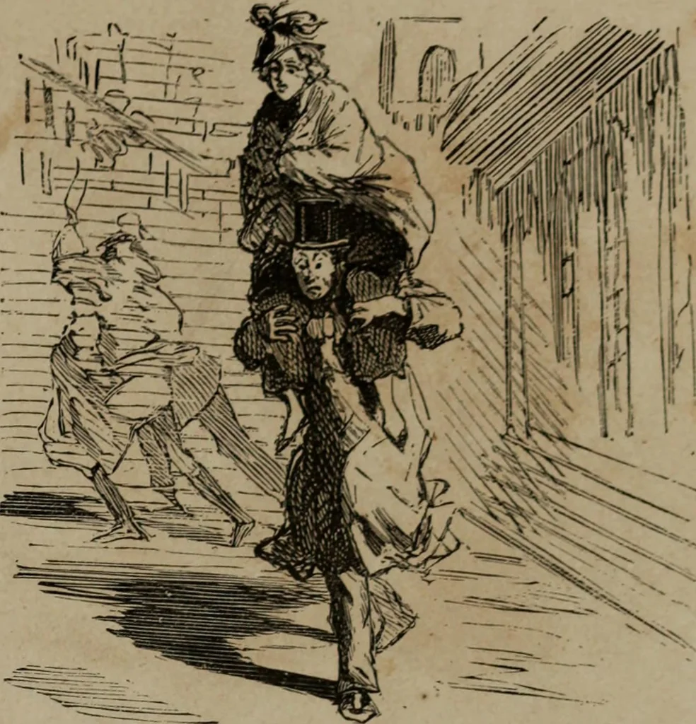 An illustration from Cham, 1853, leaf 142