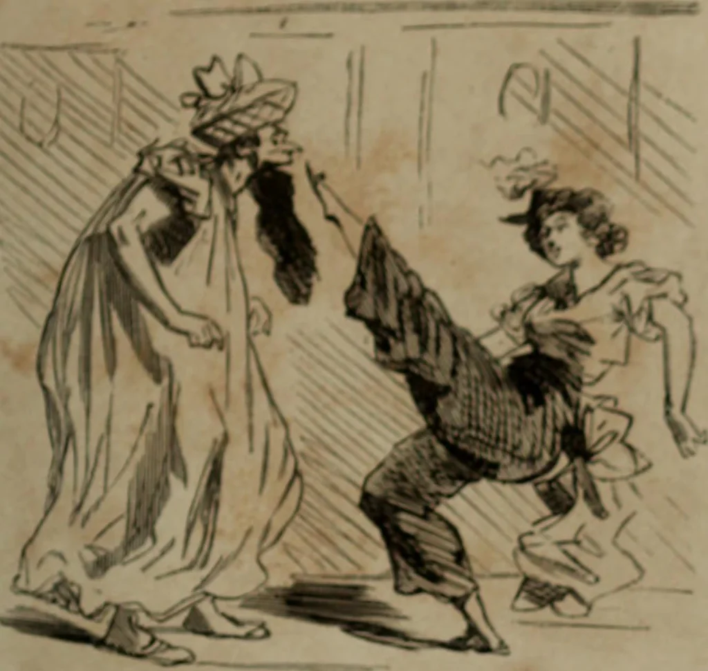 An illustration from Cham, 1853, leaf 144