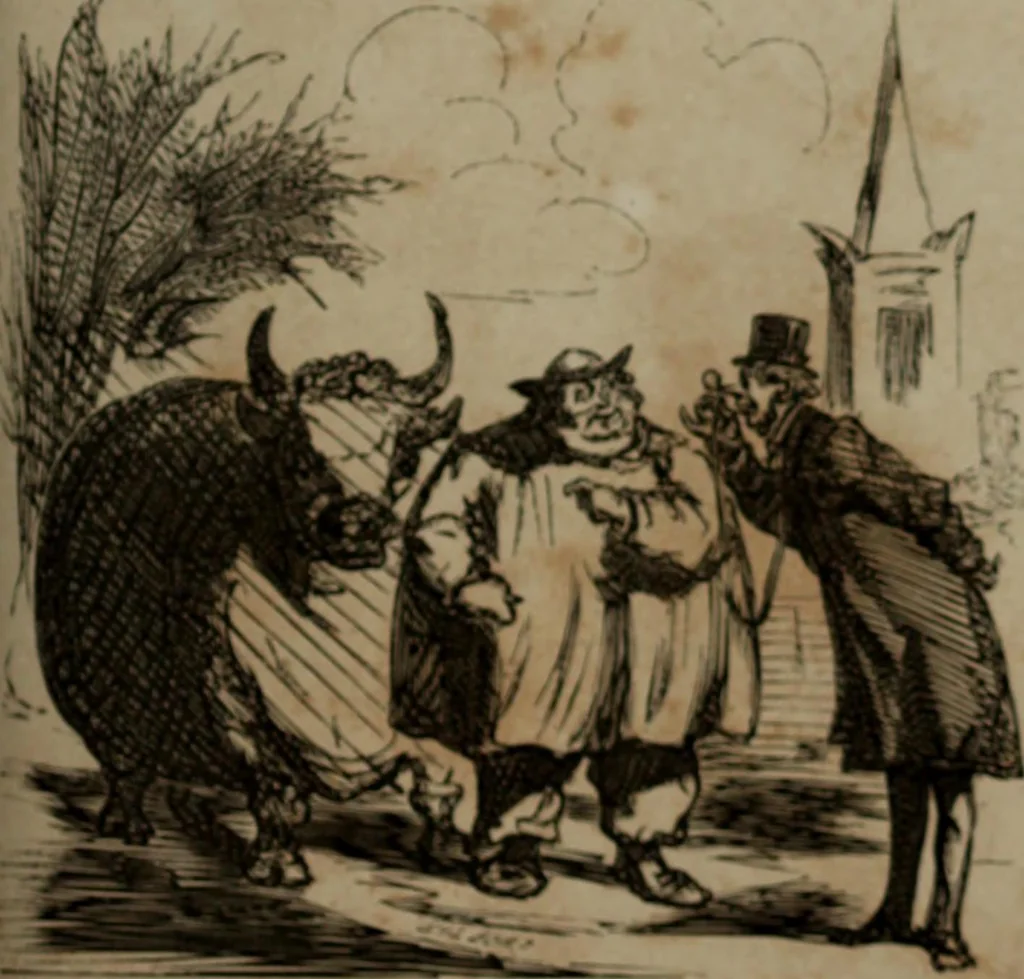 An illustration from Cham, 1853, leaf 144