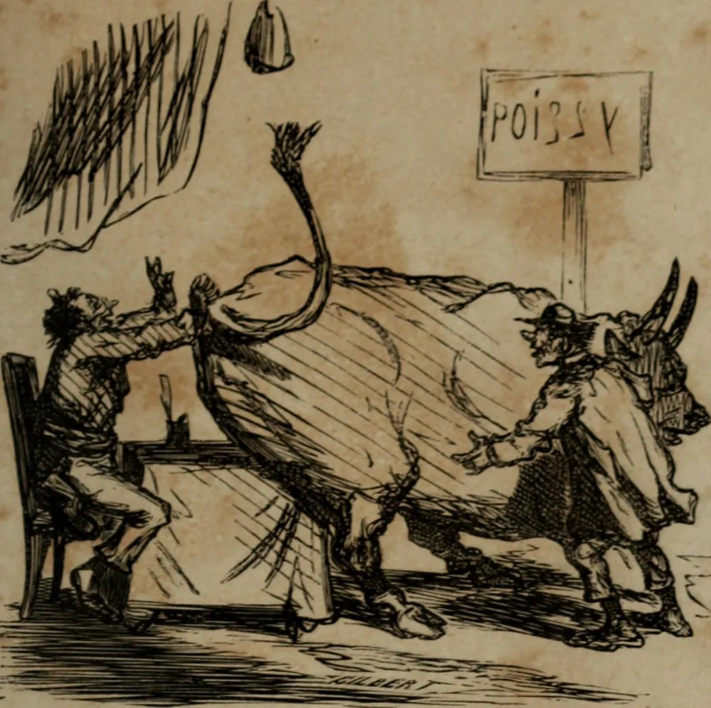 An illustration from Cham, 1853, leaf 146